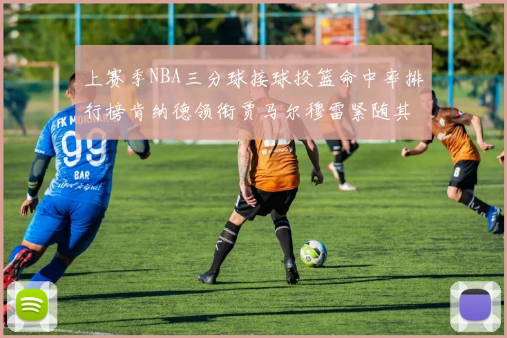 上赛季NBA三分球接球投篮命中率排行榜肯纳德领衔贾马尔穆雷紧随其后